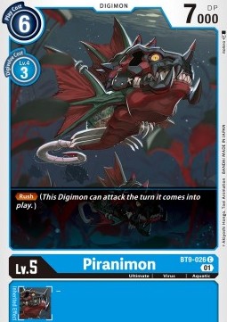 Piranimon (BT9-026) - X Record (Common) [BT-09-026]