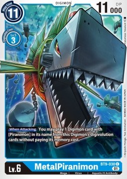 MetalPiranimon (BT9-030) - X Record (Common) [BT-09-030]