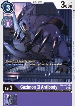 Gazimon (X Antibody) (BT9-070) - X Record (Common) [BT-09-070]
