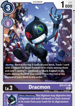 Dracmon (BT9-071) - X Record (Uncommon) [BT-09-071]