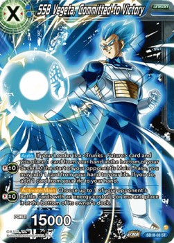 SSB Vegeta, Committed to Victory - Starter Deck: Blue Future (Starter Rare) [SD18-03]