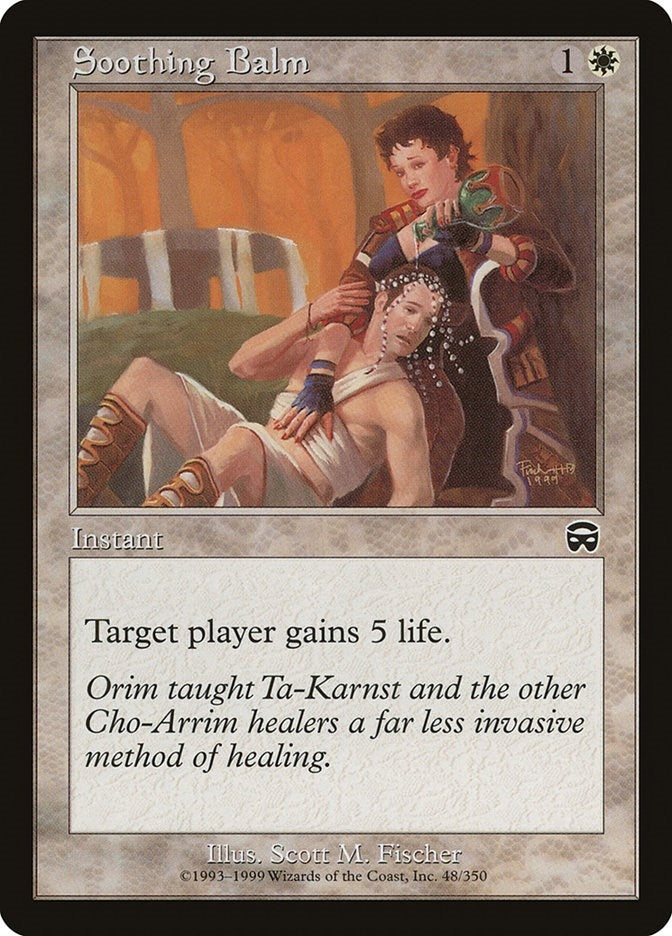 Image for Soothing Balm (Mercadian Masques) (48) - Magic: The Gathering