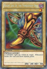 Image for Right Leg of the Forbidden One (Legendary Collection 3: Yugi's World) (LCYW-EN302) - YuGiOh