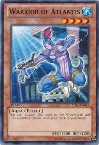 Image for Warrior of Atlantis (Structure Deck: Realm of the Sea Emperor) (SDRE-EN013) - YuGiOh