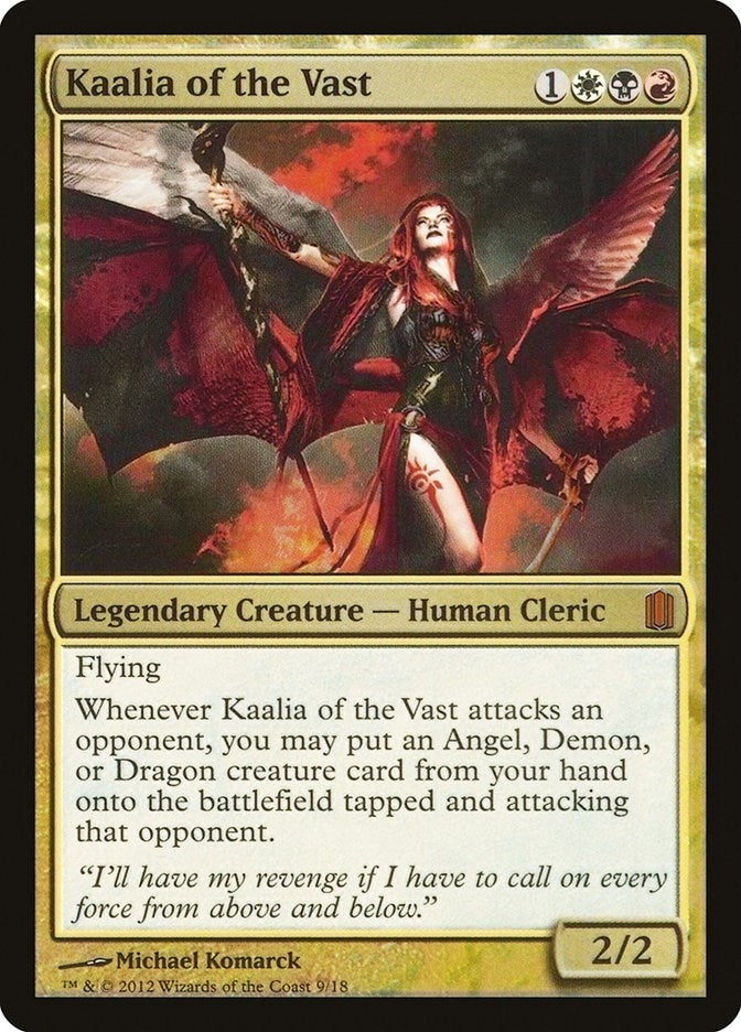 Image for Kaalia of the Vast (Commander's Arsenal) (9) - Magic: The Gathering