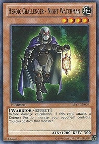 Image for Heroic Challenger - Night Watchman (Abyss Rising) (ABYR-EN009) - YuGiOh