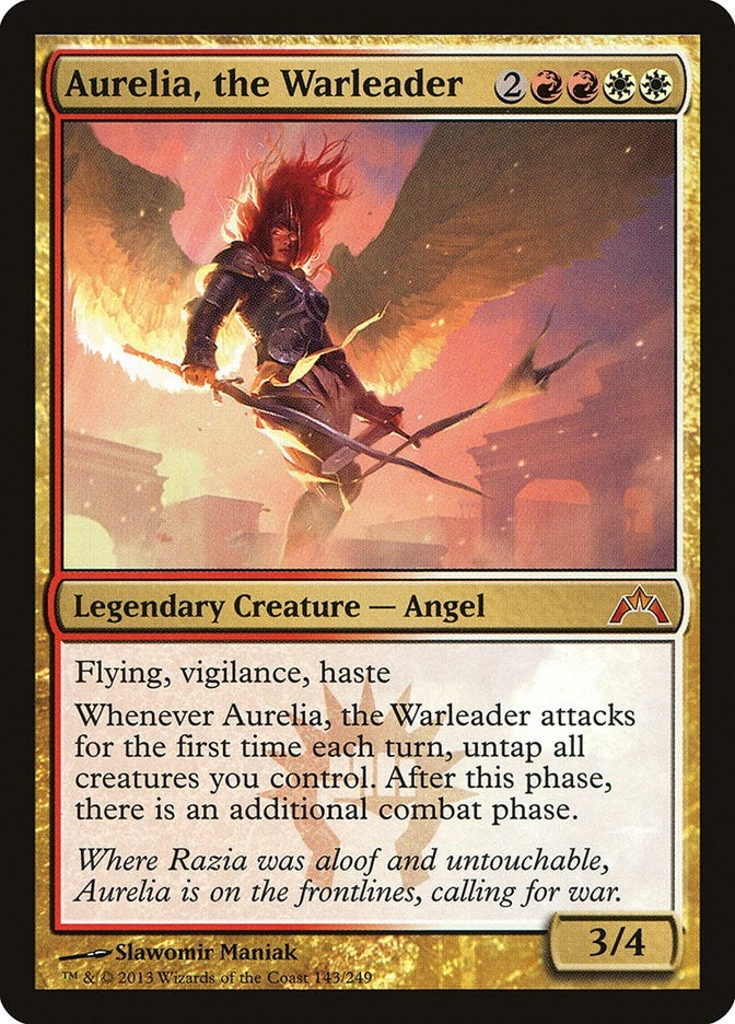 Image for Aurelia, the Warleader (Gatecrash) (143) - Magic: The Gathering
