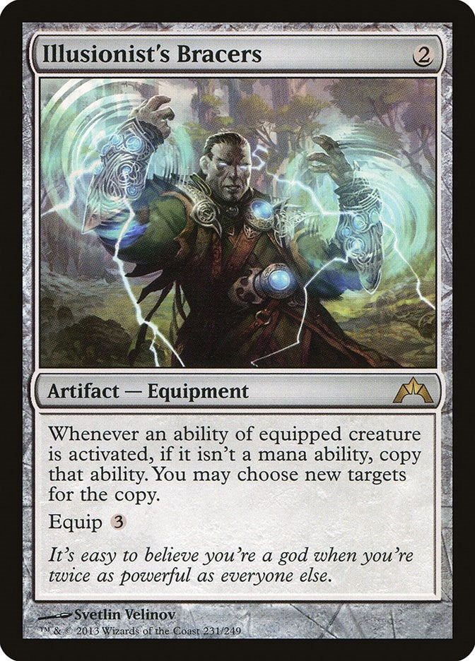 Image for Illusionist's Bracers (Gatecrash) (231) - Magic: The Gathering