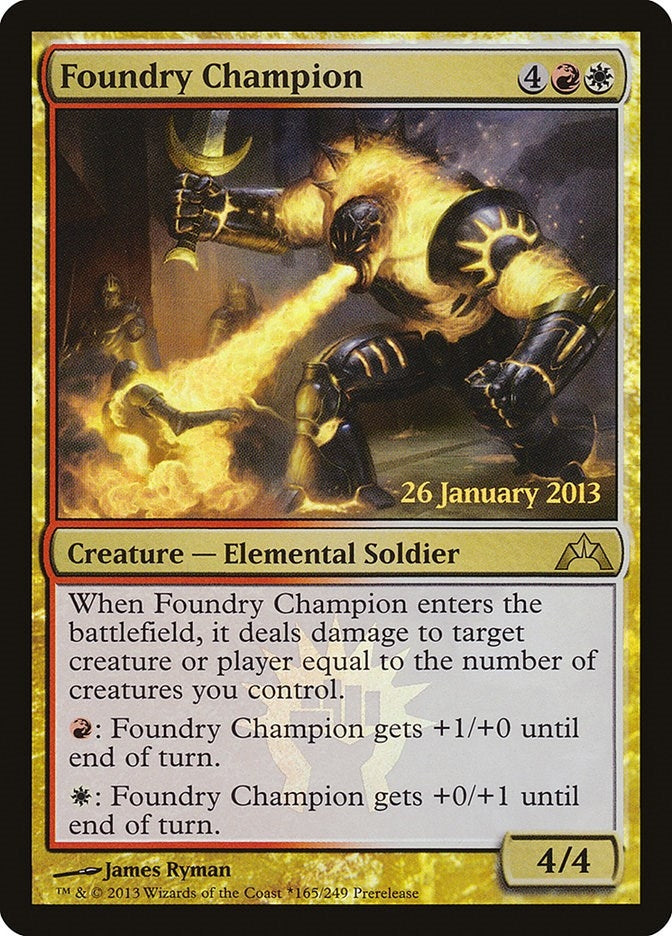 Image for Foundry Champion (Prerelease Cards) (165) - Magic: The Gathering