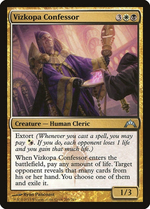 Image for Vizkopa Confessor (Gatecrash) (205) - Magic: The Gathering