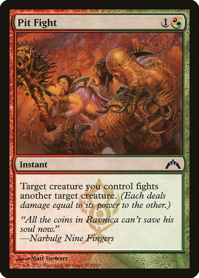 Image for Pit Fight (Gatecrash) (223) - Magic: The Gathering