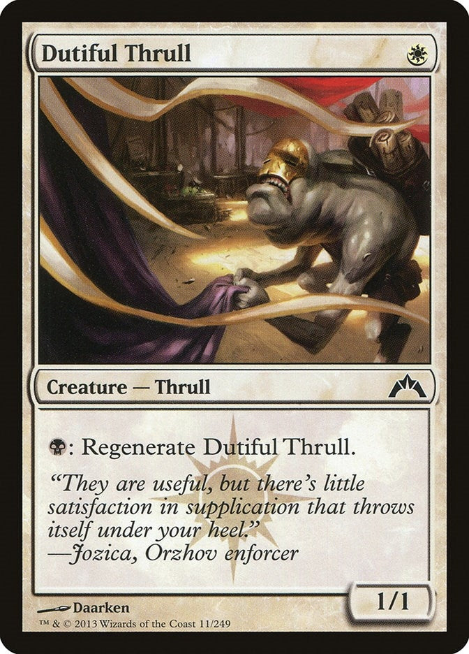Image for Dutiful Thrull (Gatecrash) (11) - Magic: The Gathering