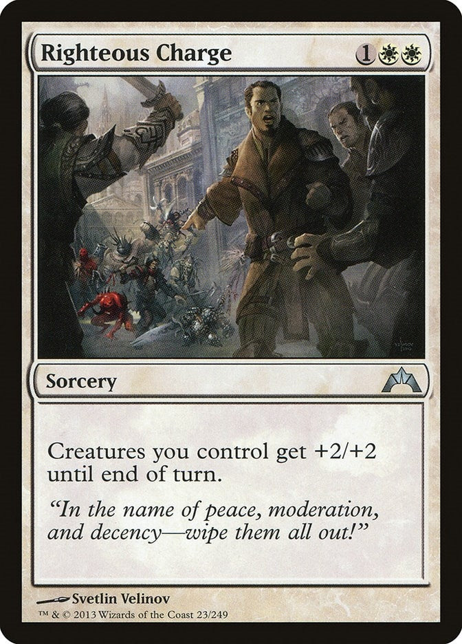 Image for Righteous Charge (Gatecrash) (23) - Magic: The Gathering