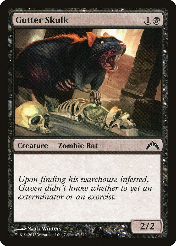 Image for Gutter Skulk (Gatecrash) (67) - Magic: The Gathering