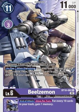 Beelzemon (BT10-082) (V.1) - Xros Encounter (Uncommon) [BT-10-082]