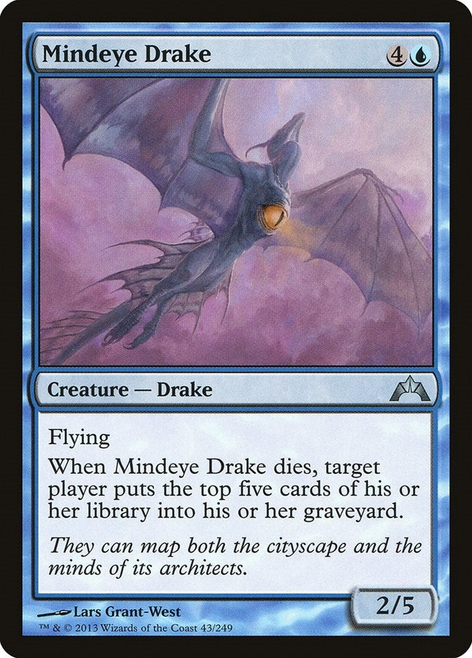 Image for Mindeye Drake (Gatecrash) (43) - Magic: The Gathering