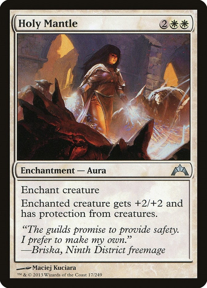 Image for Holy Mantle (Gatecrash) (17) - Magic: The Gathering