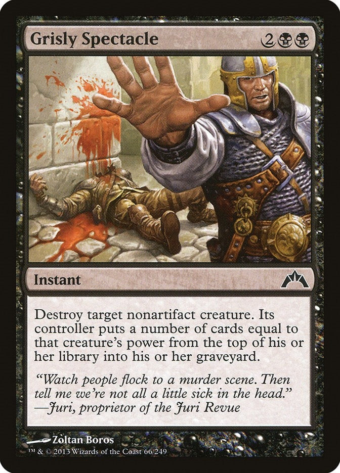 Image for Grisly Spectacle (Gatecrash) (66) - Magic: The Gathering