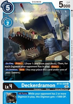 Deckerdramon (BT10-020) - Xros Encounter (Uncommon) [BT-10-020]