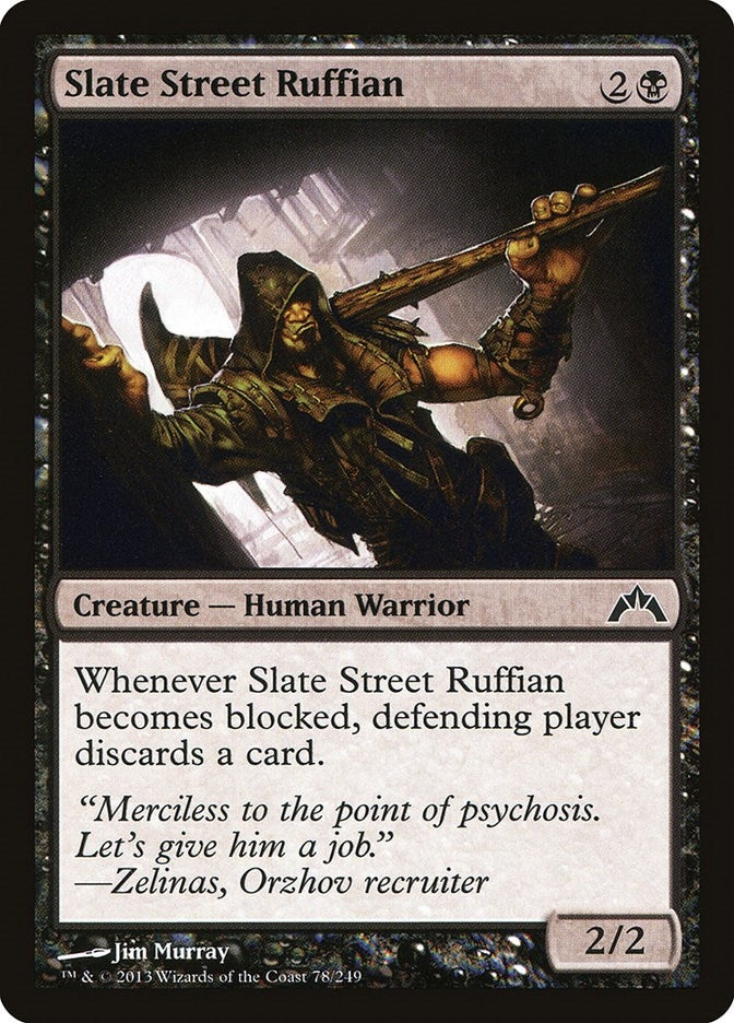 Image for Slate Street Ruffian (Gatecrash) (78) - Magic: The Gathering