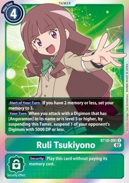 Ruli Tsukiyono (BT10-091) - Xros Encounter (Rare) [BT-10-091]
