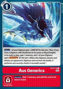 Aus Generics (ST12-14) - Starter Deck: Jesmon (Common) [ST-12-14]