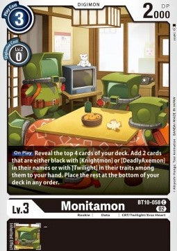 Monitamon (BT10-058) - Xros Encounter (Common) [BT-10-058]