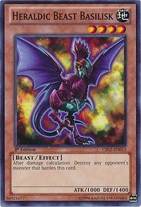 Image for Heraldic Beast Basilisk (Cosmo Blazer) (CBLZ-EN013) - YuGiOh