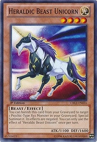 Image for Heraldic Beast Unicorn (Cosmo Blazer) (CBLZ-EN016) - YuGiOh