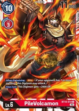 PileVolcamon (BT10-014) - Xros Encounter (Uncommon) [BT-10-014]