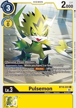 Pulsemon (BT10-031) - Xros Encounter (Common) [BT-10-031]