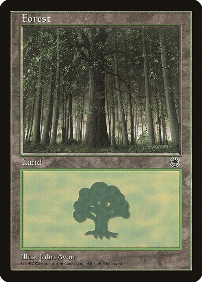 Image for Forest (Large Middle) (Portal) - Magic: The Gathering