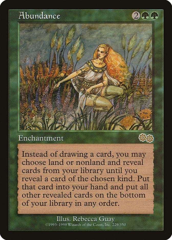 Image for Abundance (Urza's Saga) (229) - Magic: The Gathering