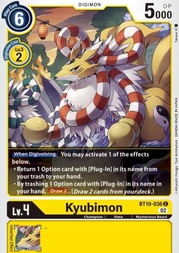 Kyubimon (BT10-036) - Xros Encounter (Common) [BT-10-036]