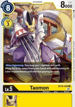 Taomon (BT10-039) - Xros Encounter (Uncommon) [BT-10-039]