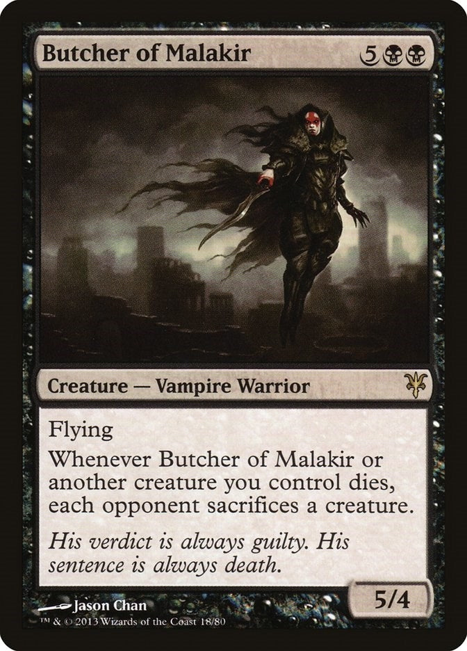 Image for Butcher of Malakir (Duel Decks: Sorin vs. Tibalt) (18) - Magic: The Gathering