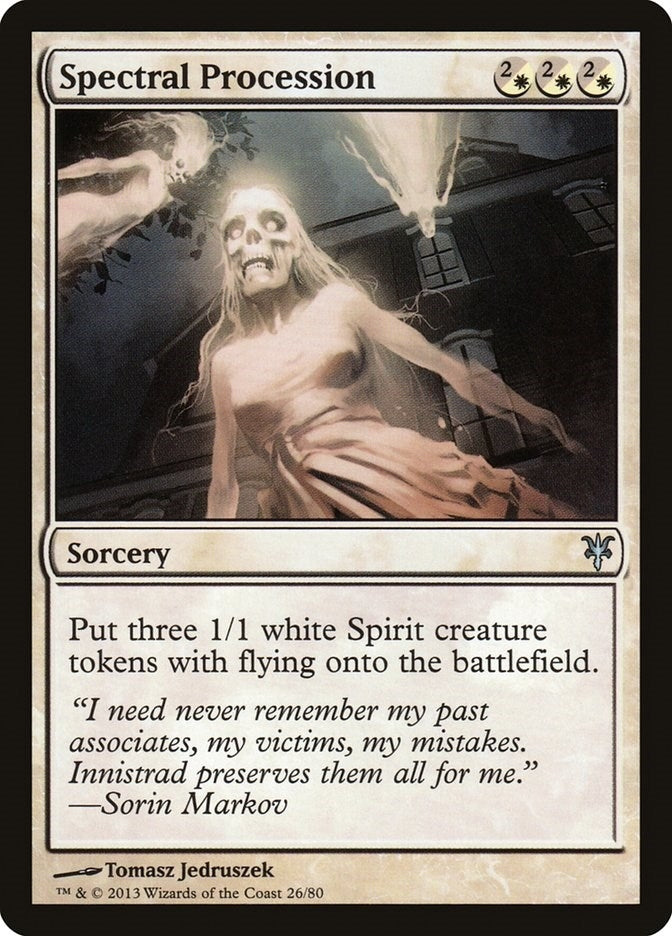 Image for Spectral Procession (Duel Decks: Sorin vs. Tibalt) (26) - Magic: The Gathering