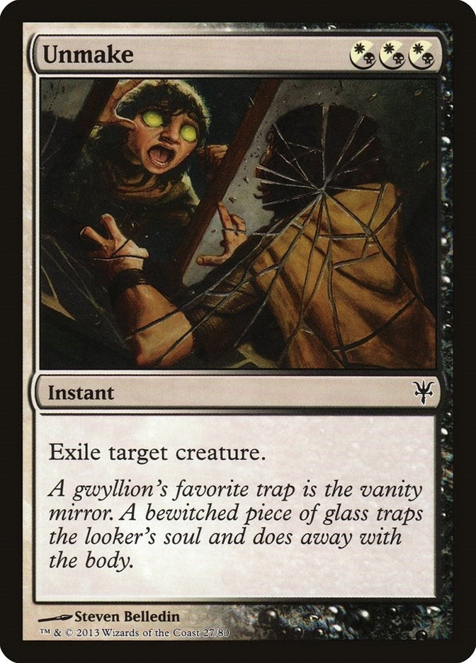 Image for Unmake (Duel Decks: Sorin vs. Tibalt) (27) - Magic: The Gathering