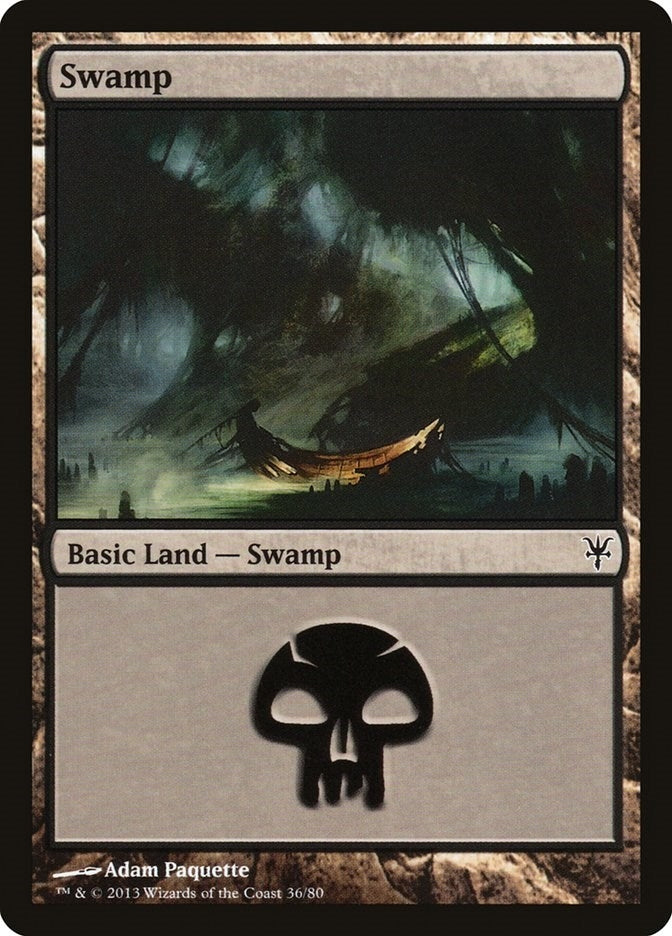 Image for Swamp (36) (Duel Decks: Sorin vs. Tibalt) (36) - Magic: The Gathering