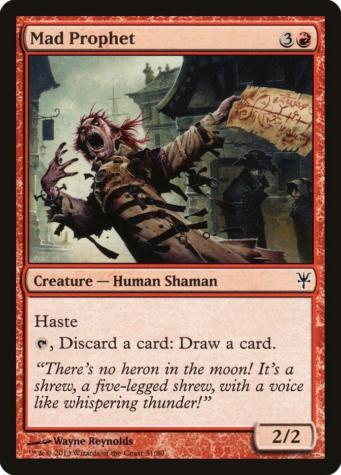Image for Mad Prophet (Duel Decks: Sorin vs. Tibalt) (51) - Magic: The Gathering