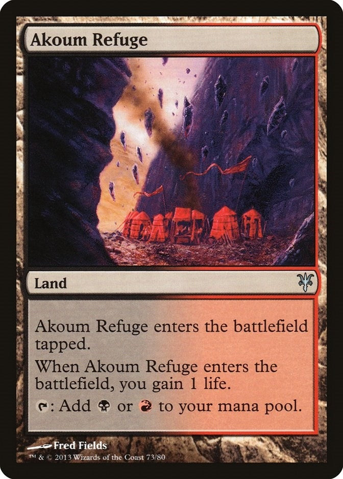 Image for Akoum Refuge (Duel Decks: Sorin vs. Tibalt) (73) - Magic: The Gathering