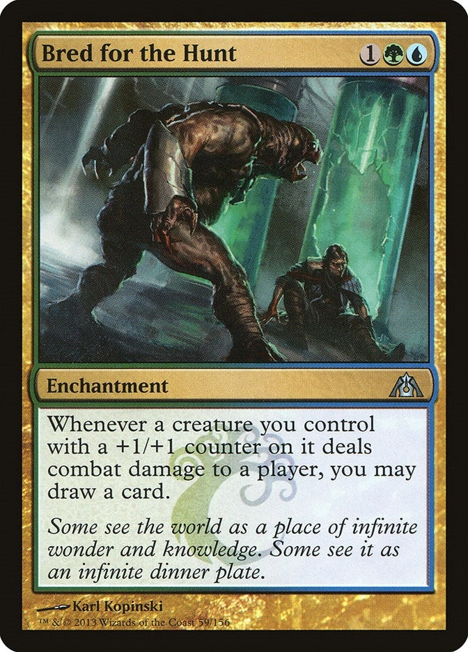 Image for Bred for the Hunt (Dragon's Maze) (59) - Magic: The Gathering