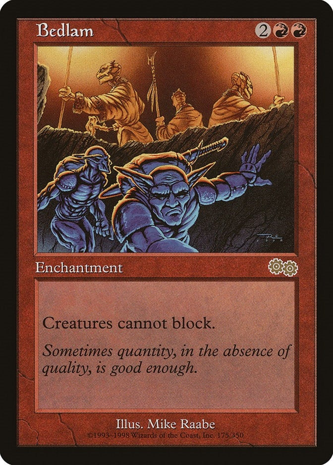 Image for Bedlam (Urza's Saga) (175) - Magic: The Gathering