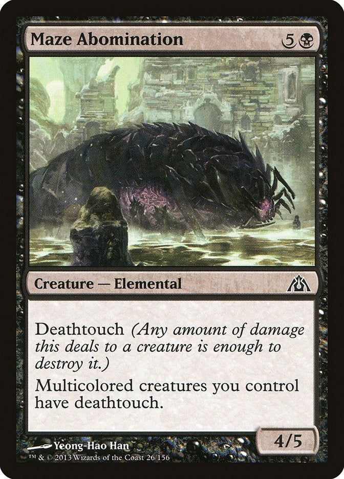 Image for Maze Abomination (Dragon's Maze) (26) - Magic: The Gathering