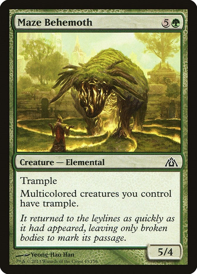 Image for Maze Behemoth (Dragon's Maze) (43) - Magic: The Gathering