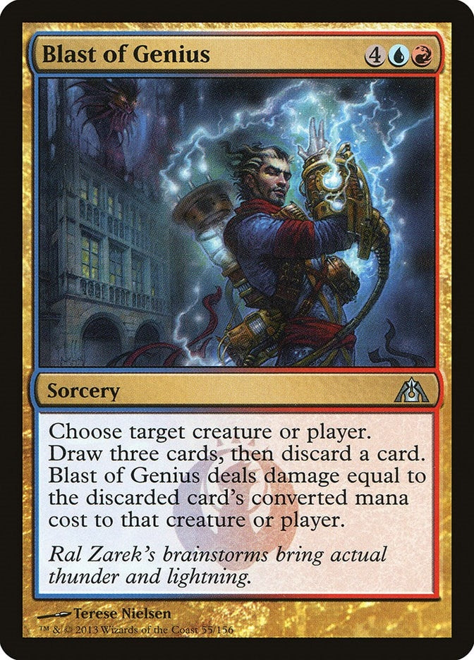 Image for Blast of Genius (Dragon's Maze) (55) - Magic: The Gathering