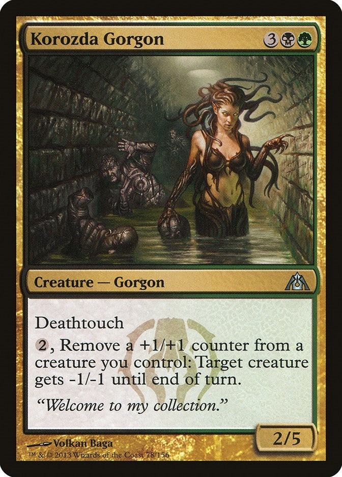 Image for Korozda Gorgon (Dragon's Maze) (78) - Magic: The Gathering