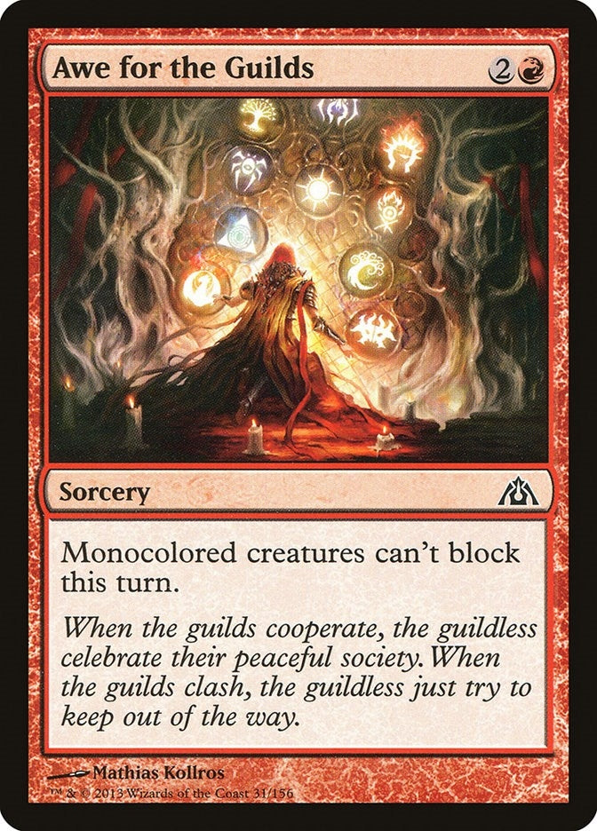 Image for Awe for the Guilds (Dragon's Maze) (31) - Magic: The Gathering