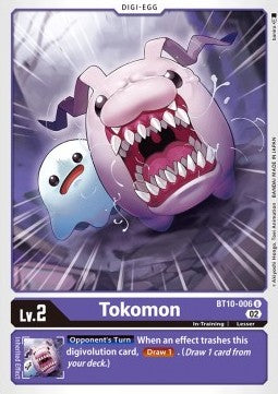 Tokomon (BT10-006) - Xros Encounter (Uncommon) [BT-10-006]
