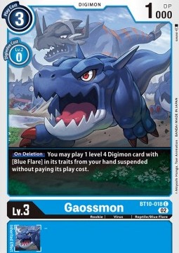 Gaossmon (BT10-018) - Xros Encounter (Common) [BT-10-018]